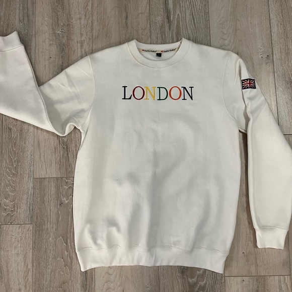 my london fashion Tops - White My  London crewneck sweatshirt